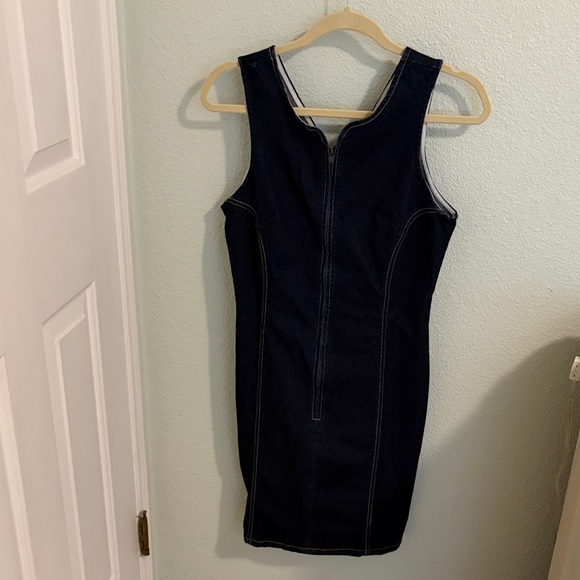 VENUS Dresses & Skirts - VENUS Dark Blue Denim Mini Dress